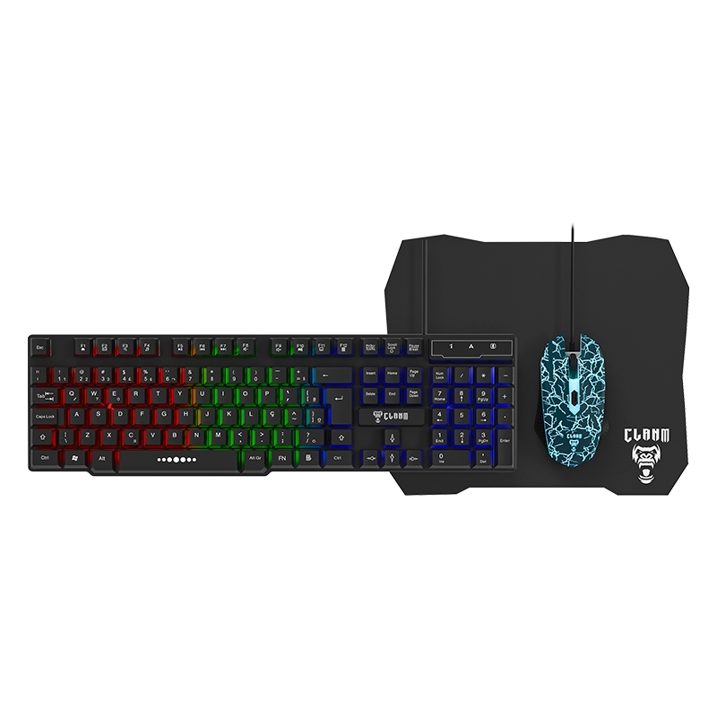 Kit gamer preto com rgb para jogos online setup profissional premium modelo novo setup moderno bom