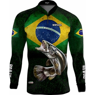 Camiseta Winfisher UV50 - Traíra Brasil em Oferta na Shopee