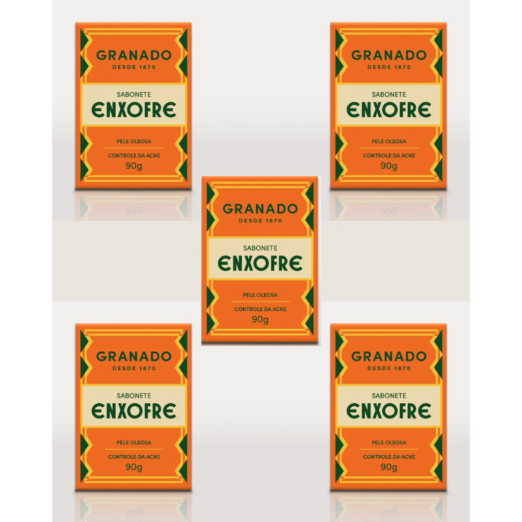 Kit Sabonete Enxofre Granado - 5 unidades em Oferta na Shopee