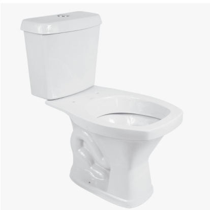 Kit Vaso Sanitário Bacia Quadrado + Caixa De Descarga Acoplada 6L Branco Araxá Robusto Sofisticado