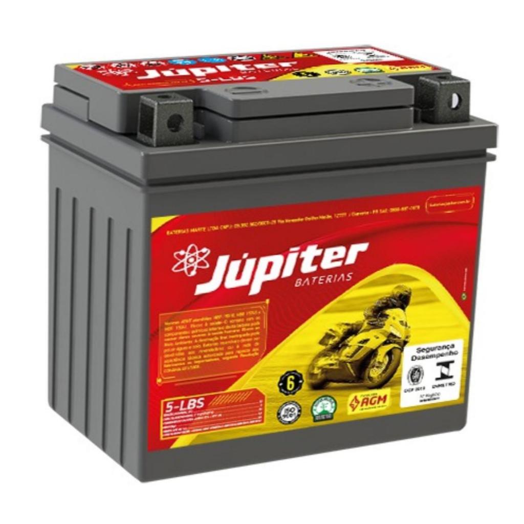 Bateria Moto Honda Biz 100 110i 125 125+ Es Ex Flex 5ah 12v em Oferta na Shopee