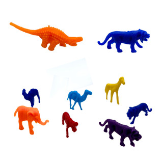 Kit 25 Mini Bichos Animais Selvagens Zoológico Lembrancinha Maquete Escola Brinquedo Criança