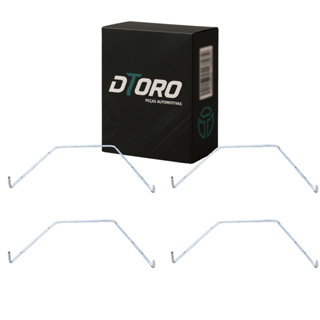 Kit 4 Mola Trava Pastilha Freio Dianteiro Nissan Livina March Tiida Versa em Oferta na Shopee