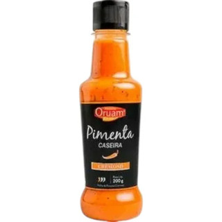 Molho de Pimenta Oruam Cremoso 200g Caseiro Artesanal Receita Tradicional