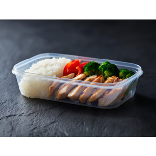 Pote Retangular 500ML Lacre Modelo Granel Marmita Fit Freezer 10 Unidades em Oferta na Shopee