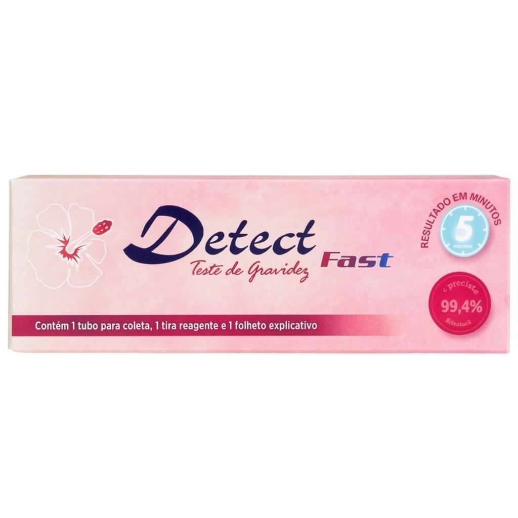 Teste de Gravidez  Detect Fast 1 Unidade - 3B em Oferta na Shopee