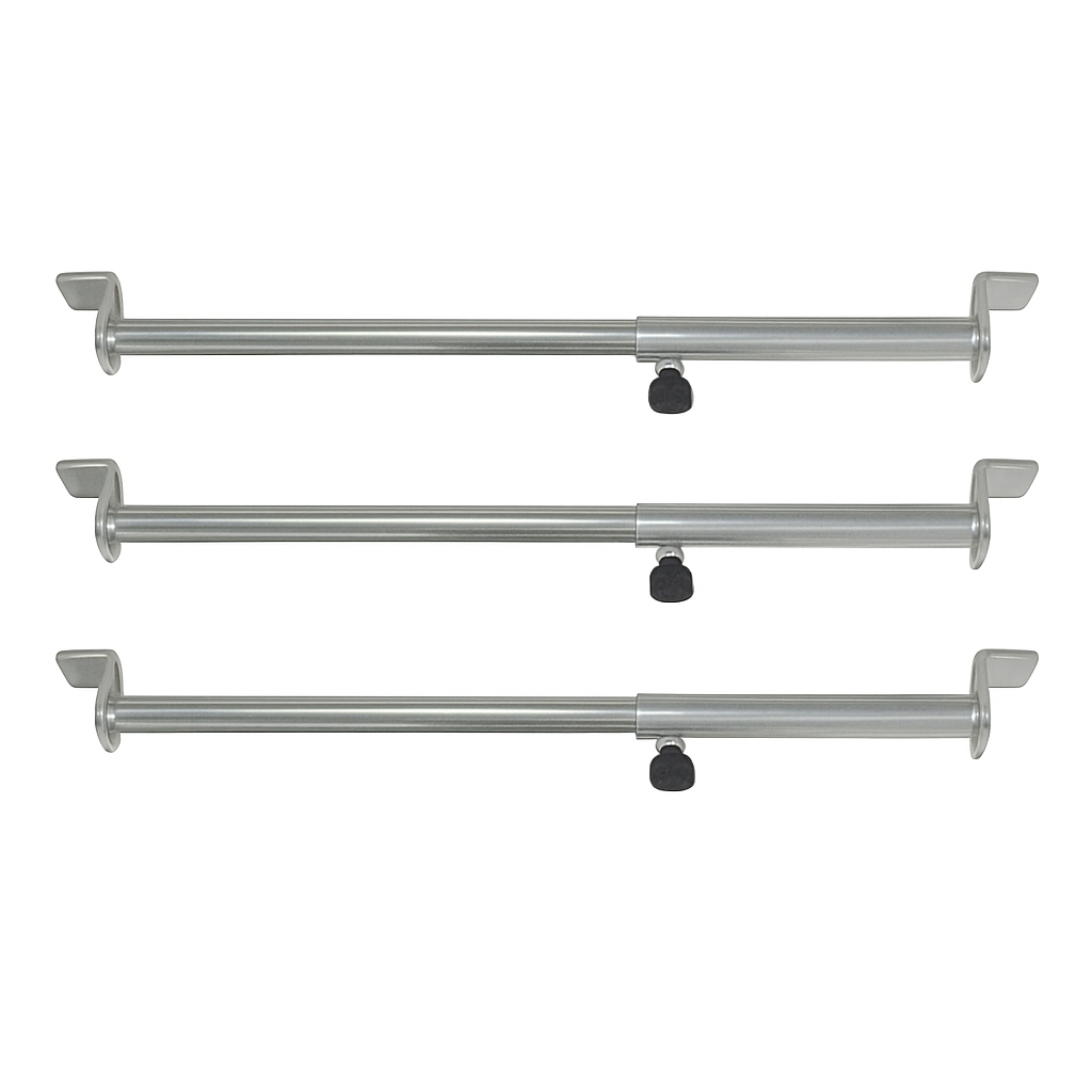 Suporte Tendal Para Freezer Horizontal - Regulável - 3 Peças