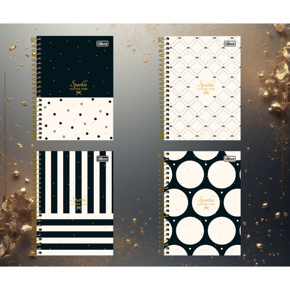 Caderno Espiral Capa Dura Universitário Connect 16 Matérias West Village 256 Folhas em Oferta na Shopee