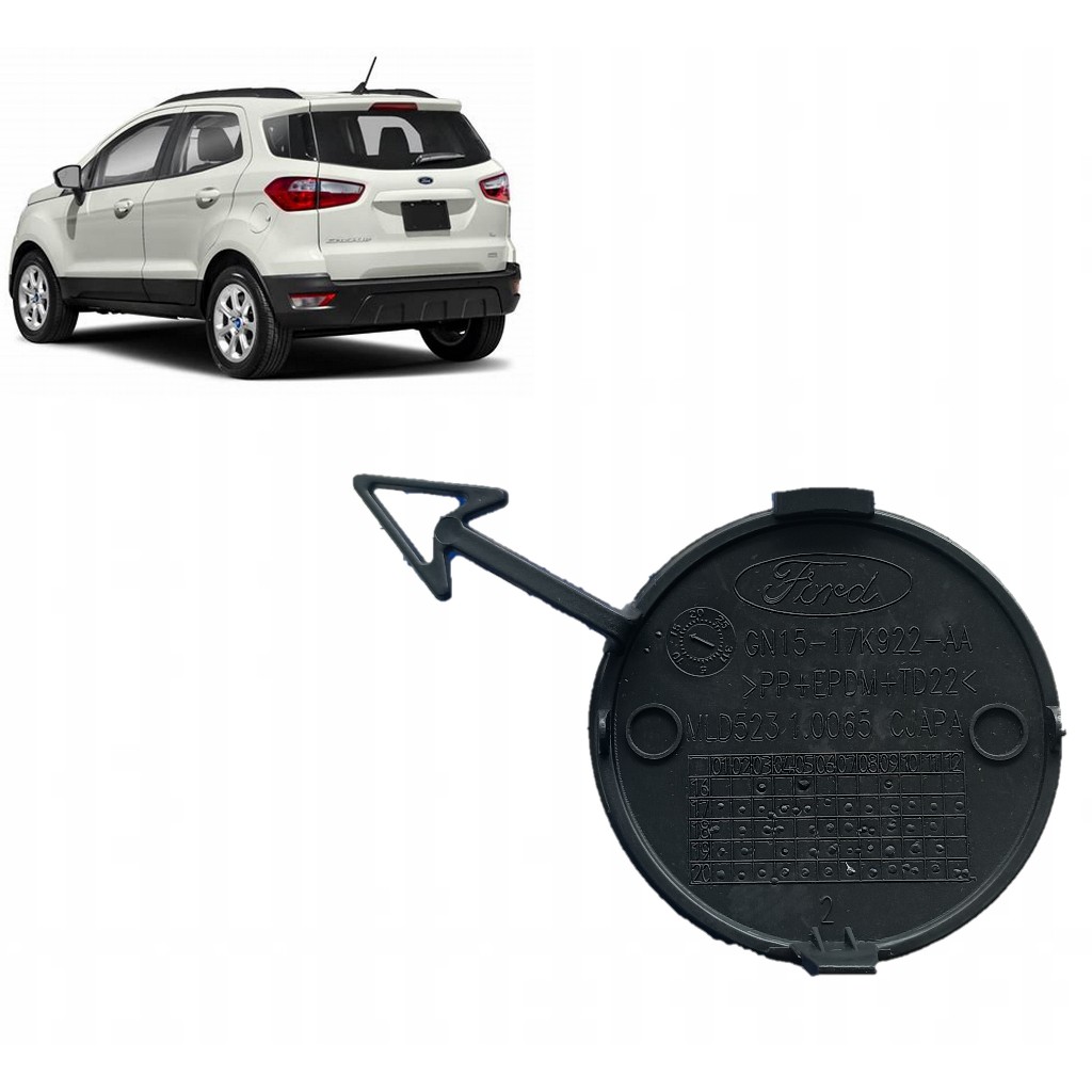 Tampa Parachoque Traseiro Nova Ecosport 2018 2019 2020 2021 Original