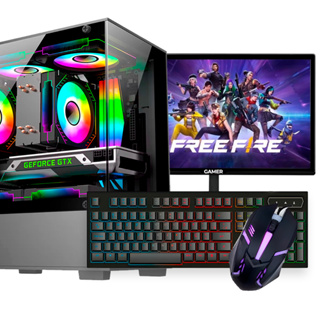Computador Gamer Intel Core I5 6gb Ram SSD 120GB Gamer GT 210 + Monitor 15" em Oferta na Shopee