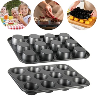 Forma Cupcake 12 Cavidades Antiaderente Para Muffin Bolinhos Assadeira Pão de Queijo Empadas em Oferta na Shopee
