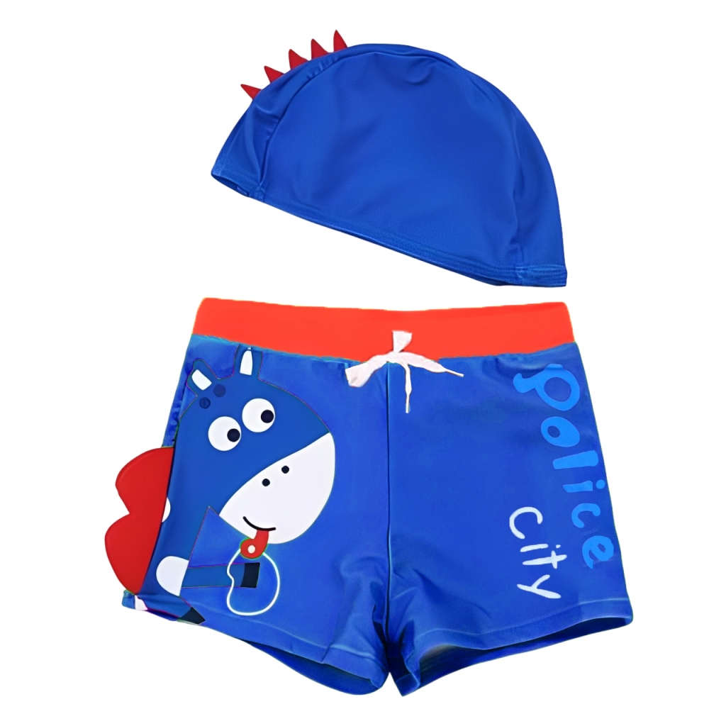 Kit Sunga Infantil + Touca Natação Piscina Praia Roupa de Banho Confortável em Oferta na Shopee