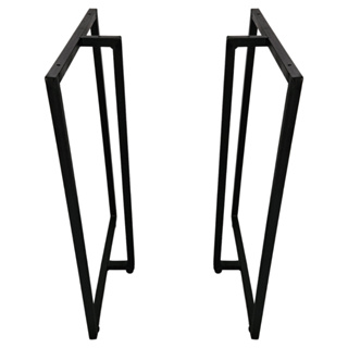 2 Pés de Mesa Aço T 100cm Altura 58cm Largura – Design Moderno e Super Resistente em Oferta na Shopee