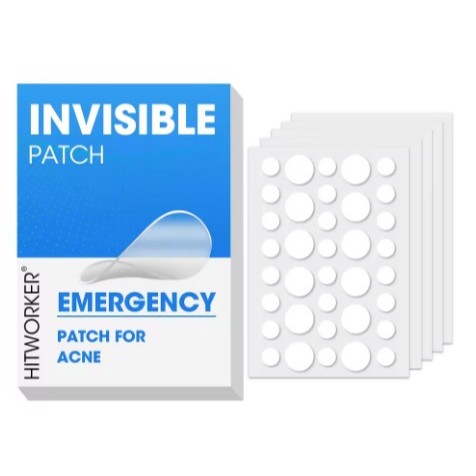 Kit Com 36 /40 und Adesivo Tratamento de Acne 2 Tamanhos. Invisíveis - Para Homens e Mulheres