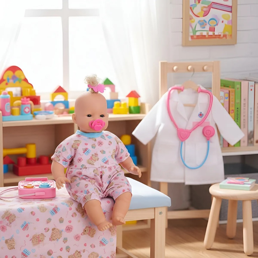 Boneca Baby Duany 31cm C/ Acessórios Médicos Brinquedo em Oferta na Shopee