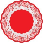 Poli Redondo Versalhes Vermelho 48cm, Floral Atlanta - 10/20/50 folhas. em Oferta na Shopee