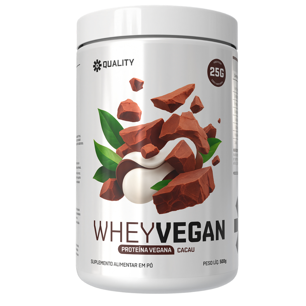 Whey Protein Vegano Pote 500g Quality - Vegan Protein - Vegan Pro - Fresh Vegan - Proteína vegetal - Proteina Vegana em Oferta na Shopee