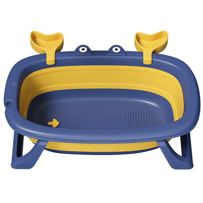 Banheira De Bebê Dobrável Retrátil Infantil Com Suporte Sabao Tematica