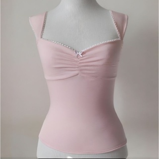 Blusa Feminina Romântica / Coquette Aesthetic de Alça em Oferta na Shopee