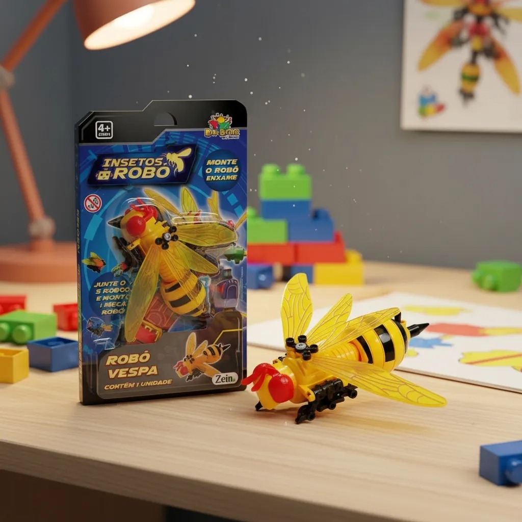 Robô de brinquedo Art Brink Insetos Robôs