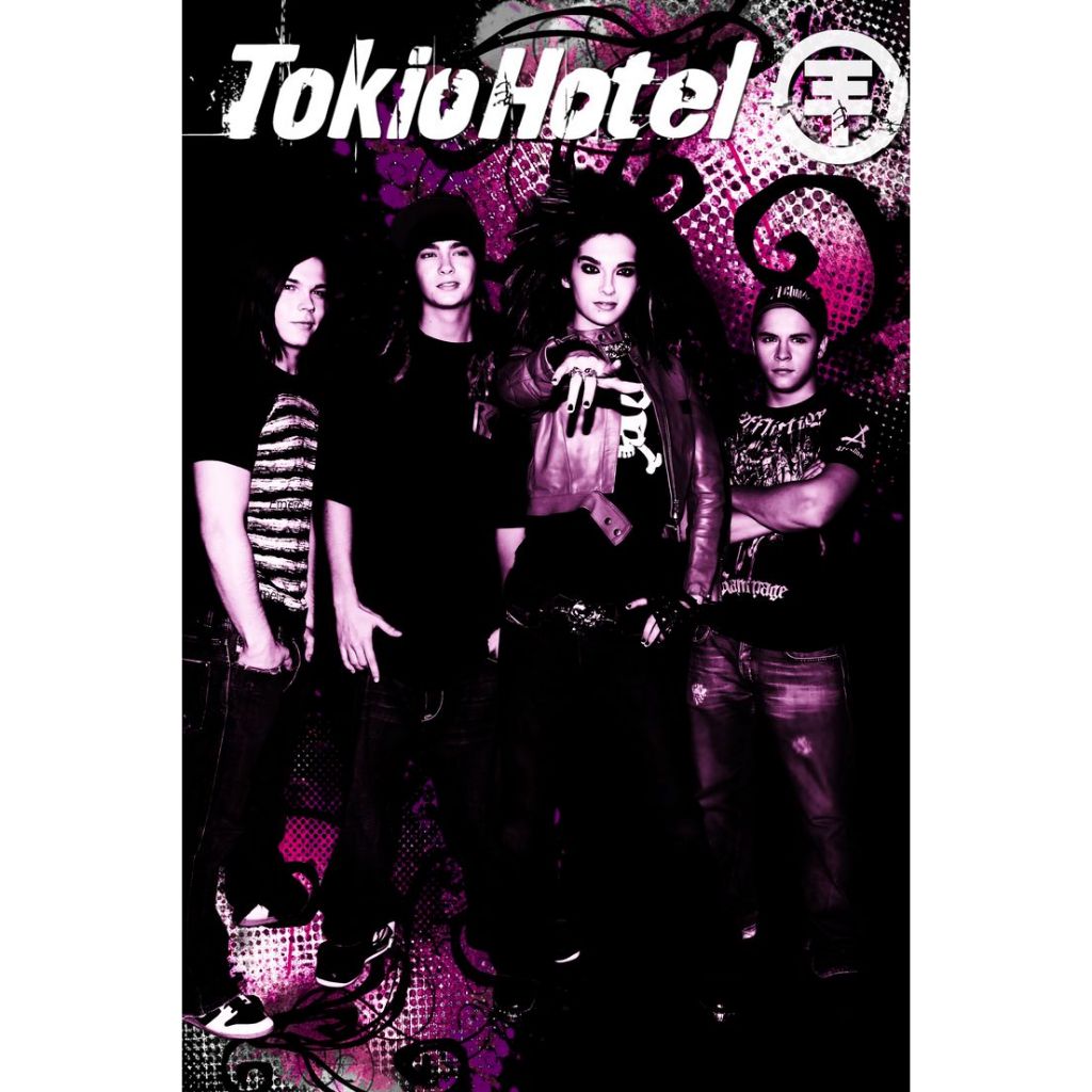 POSTER TOKIO HOTEL - BANDA - TOM - BILL - GEORG - GUSTAV - TOKIO HOTEL