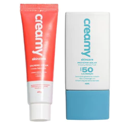 Kit Calming Cream + Protetor Solar Watery Fluid FPS 50