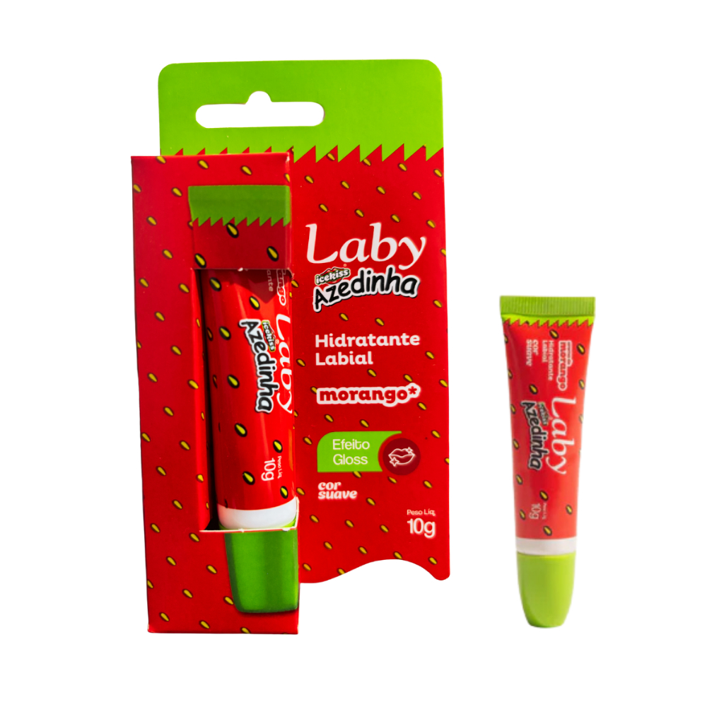 Lip Gloss Azedinha Morango – Brilho Intenso, Hidratação e Textura Confortável em Oferta na Shopee