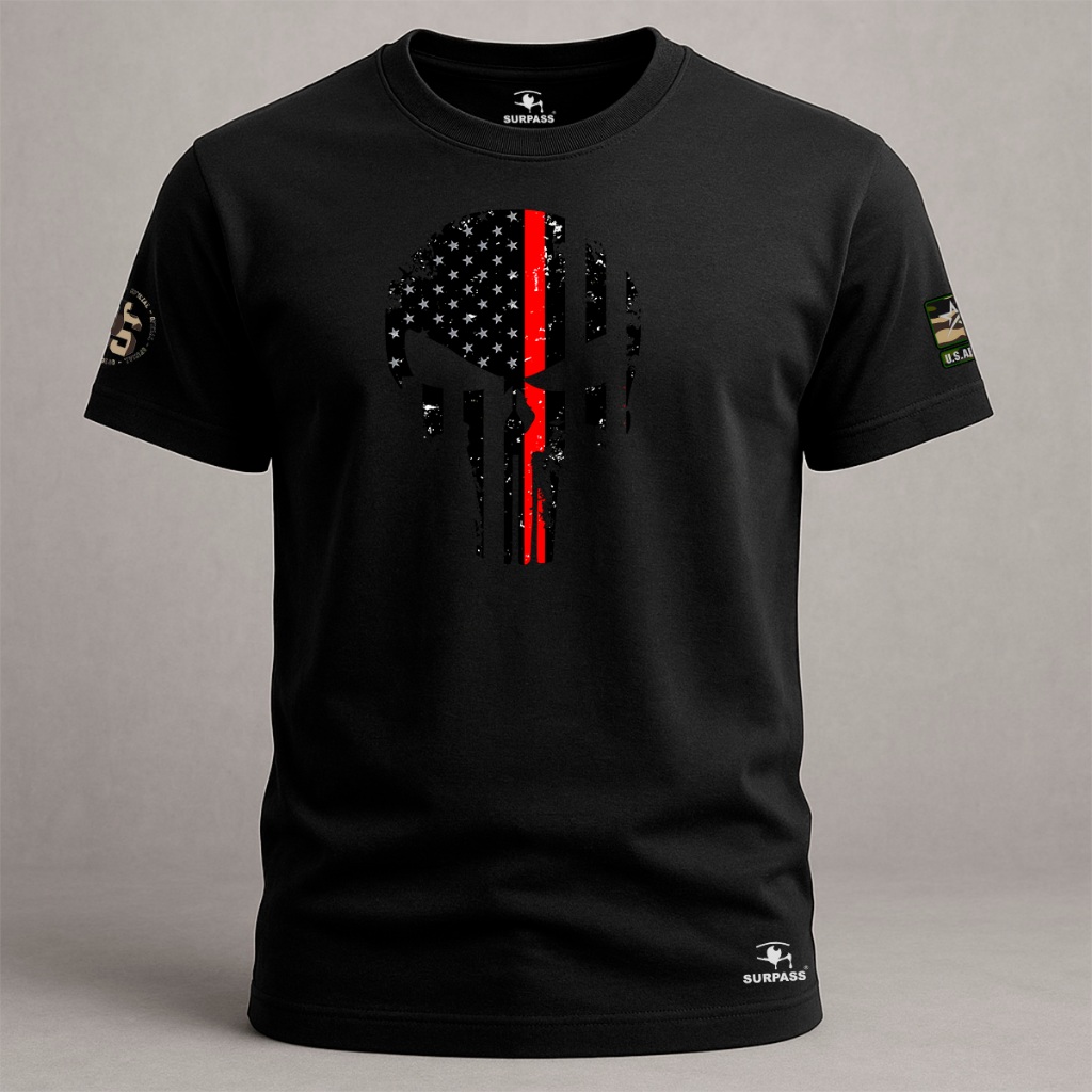 Camiseta Estampada Confortável Caveira Black em Oferta na Shopee