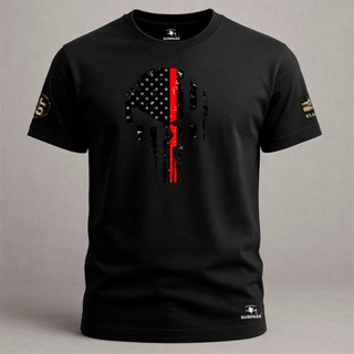 Camiseta Estampada Confortável Caveira Black em Oferta na Shopee