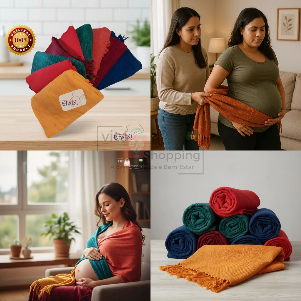 Rebozo Xale - Doula, Parto e Gestante - Qualidade Efatá