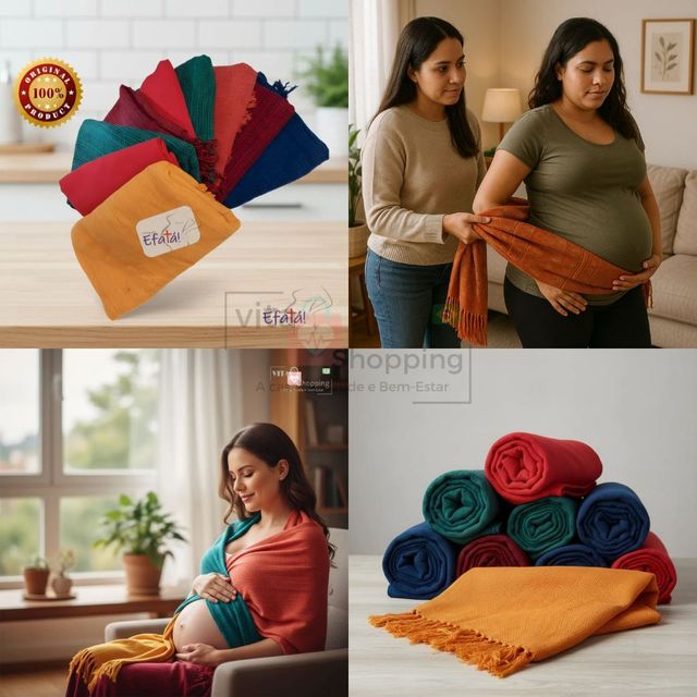 Rebozo Xale - Doula, Parto e Gestante - Qualidade Efatá