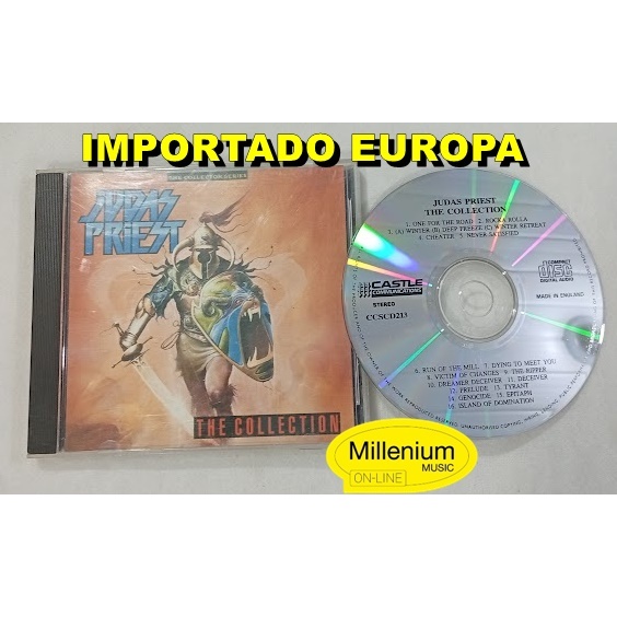 CD Judas Priest  The Collection 1989 Importado Europa Original Gravadora Colecionador Ótimo Estado