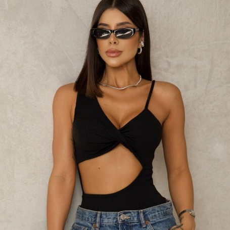 Body Feminino Decote Cruzado - Comprar com Melhor Preço em Lingerie e Roupa Íntima