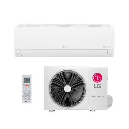 Ar Condicionado Split LG Inverter Hi Wall R-32 Dual Compact 9.000 Btus Frio 220v em Oferta na Shopee