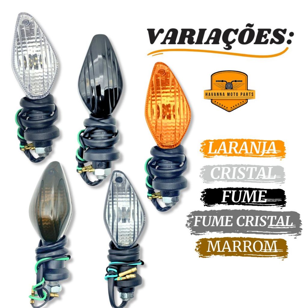 Jogo De Pisca Seta Mini Cg 125 150/titan/ Fan/cargo (2 Unid) em Oferta na Shopee