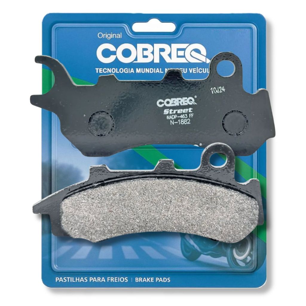Pastilha de Freio Dianteira Cg 160 Titan / Cg 160 Fan Combi Brake Cobreq em Oferta na Shopee