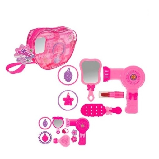 Kit Mala De Beleza Bolsinha Infantil Com Acessórios
