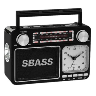 Rádio Fm Am Retrô Vintage Usb Tomada Bluetooth Portátil Preto Marrom em Oferta na Shopee