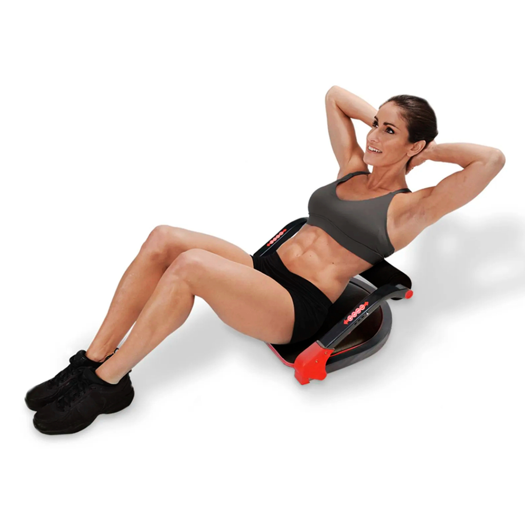 PLATAFORMA ABDOMINAL APARELHO GINASTICA AB TONE VERMELHO