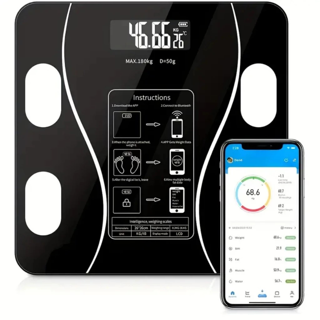 Balança Digital Corporal de Bioimpedância 180 kg