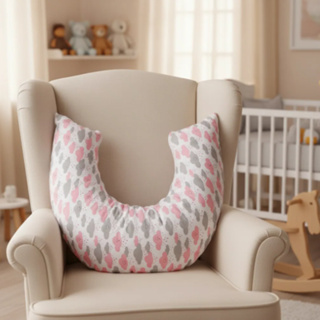 Capa de Almofada para Amamentação Formato Arco Zíper Central em Oferta na Shopee
