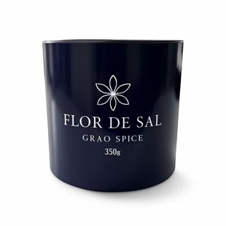 Flor de Sal Premium Grão Spice Pote 350g — Cristais Crocantes para Finalização Gourmet em Oferta na Shopee