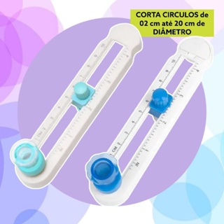 Cortador Circulo Guilhotina Refiladora Circular  2 a 20 cm 360º em Oferta na Shopee