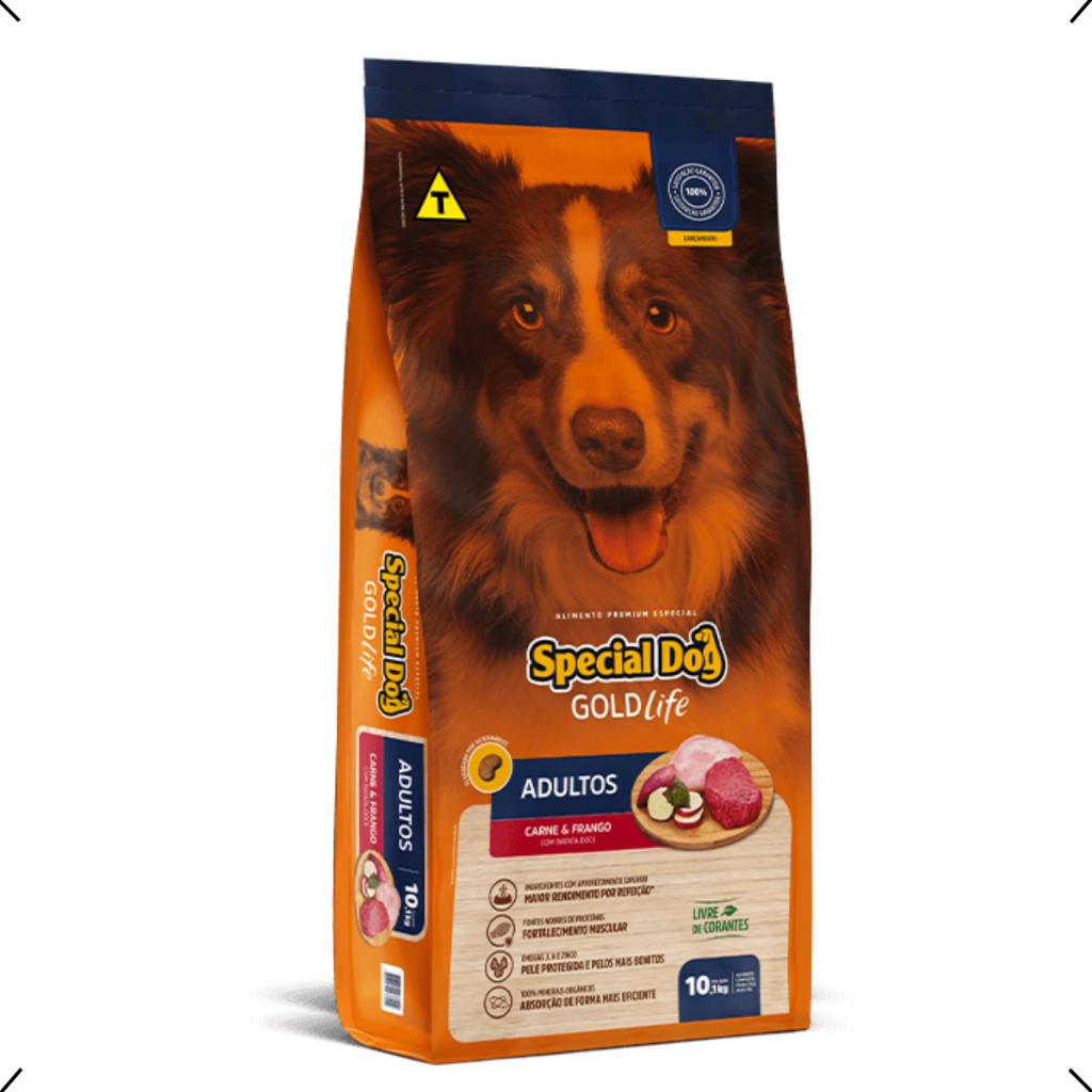 RAÇÃO SPECIAL DOG GOLD LIFE ADULTO 15KG