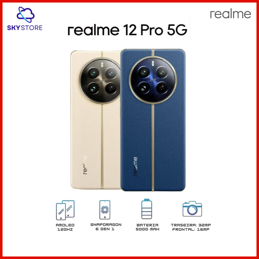 Celular Smartphone Realme 12 Pro 5G  (NOVO/LACRADO)