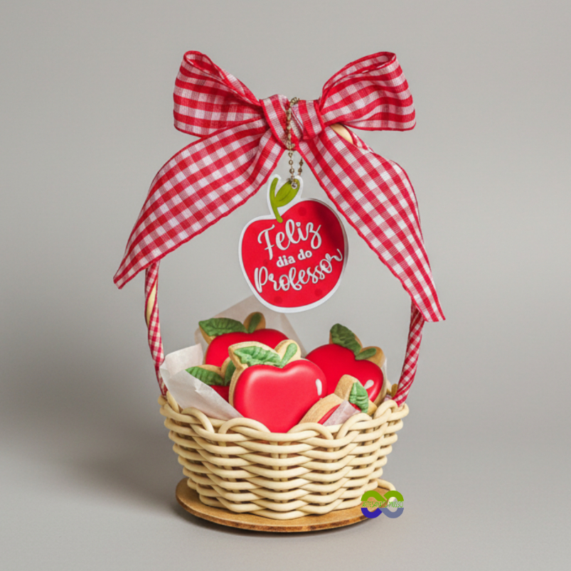 kit Mini Cestinha Sintética com 6 ou 12 Unidades – Lembrancinha, Decoração, Artesanato