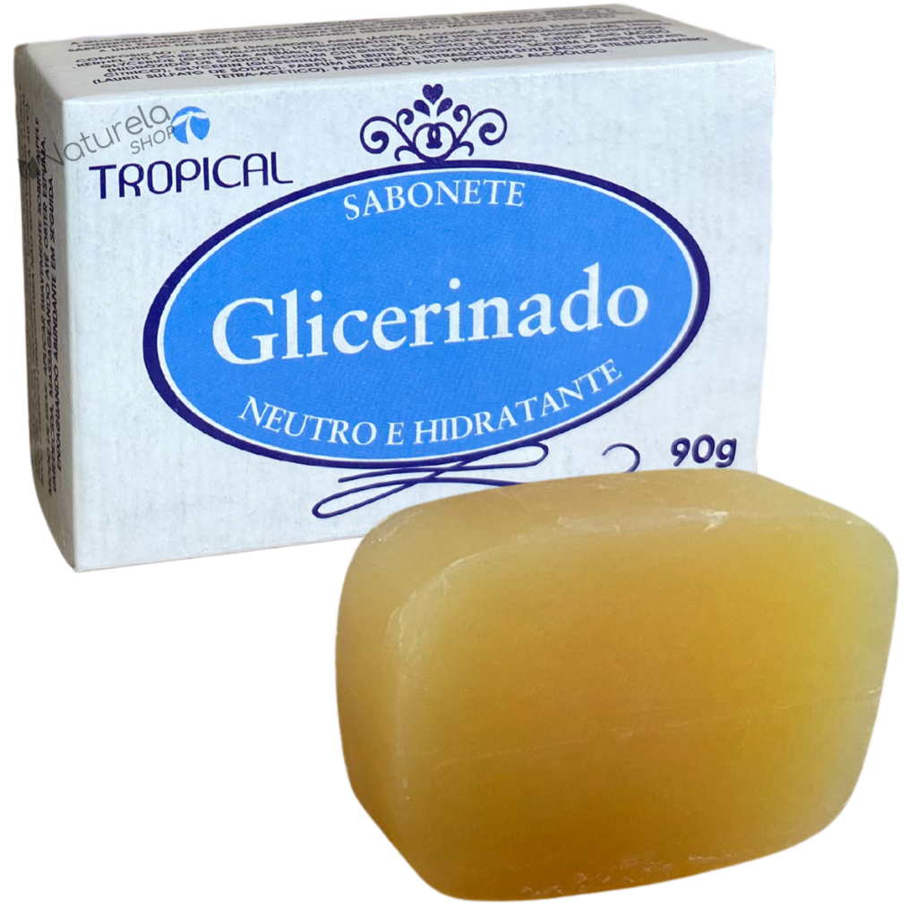 3 Un. Sabonete Barra Glicerinado Neutro - Tropical 90g em Oferta na Shopee