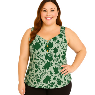 Regata Feminina Soltinhas Confortável Malha Fria Estampadas Verão. em Oferta na Shopee