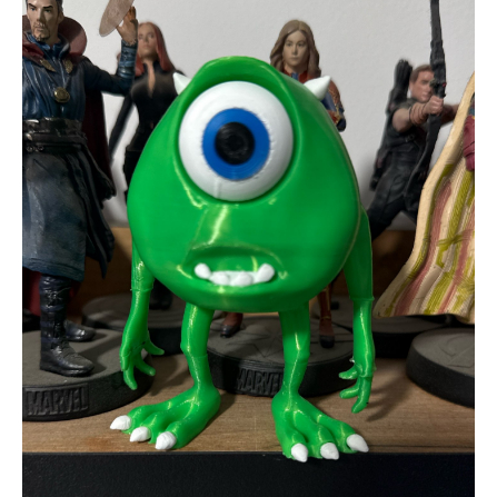 Mike Wazowski 12cm Decorativo em Impressão 3D – Monstros S.A.