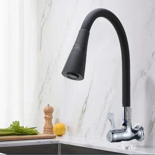 torneira cozinha parede preta flexível Duplo Jato Cone 1/4 de Volta em Oferta na Shopee